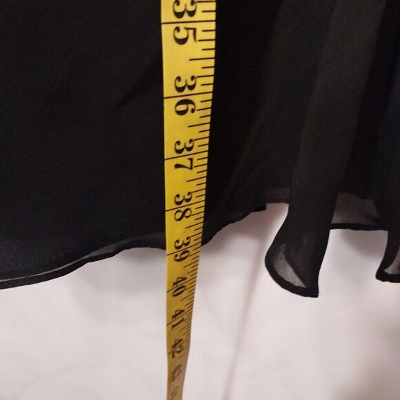 Whimsigoth Dress 10 Dark Romantic Fairy Witchy Floral Lace Lined Open Back Flowy - Picture 5 of 11